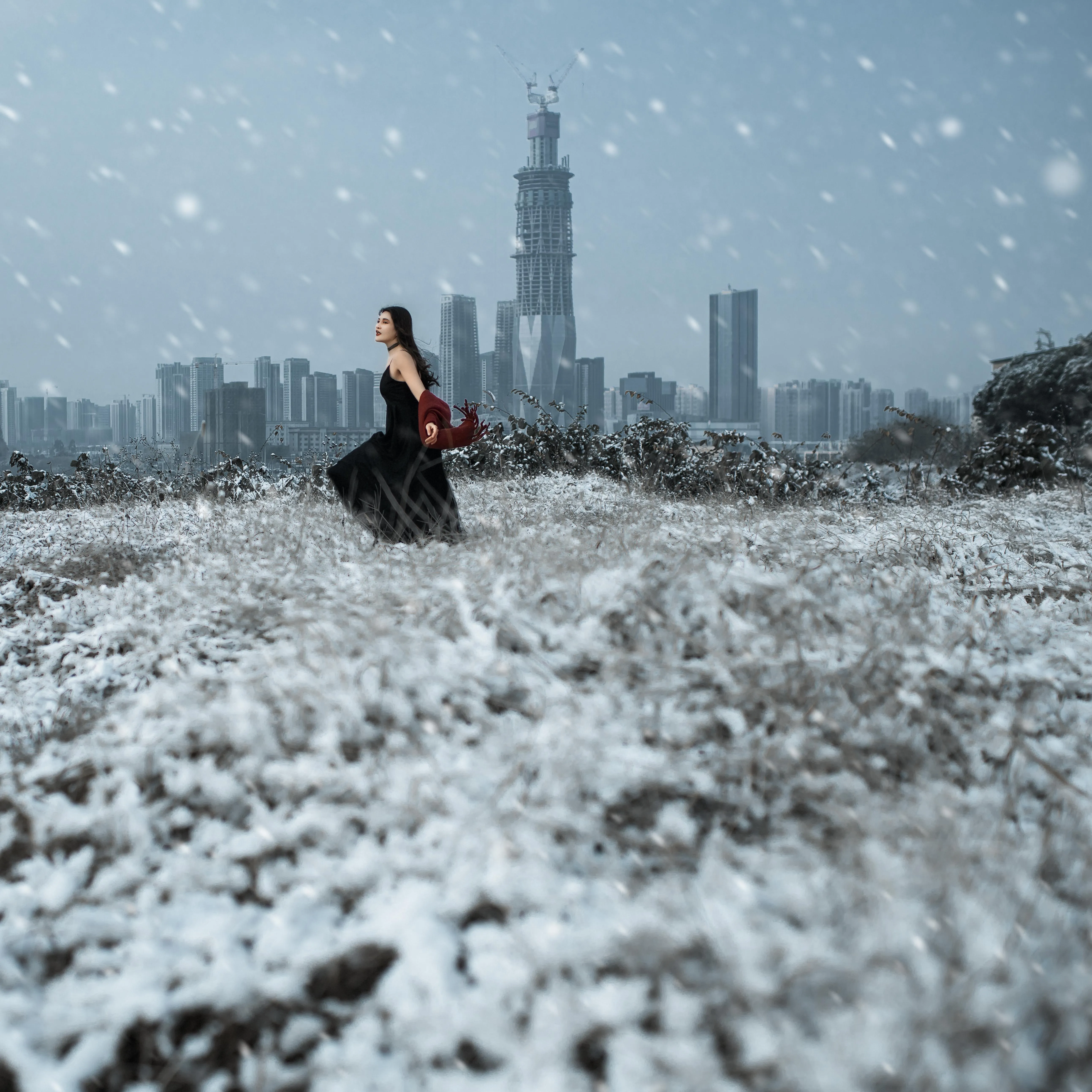[YITUYU艺图语]2021.12.29 THE SNOW CITY 翠花儿 [23P]插图9